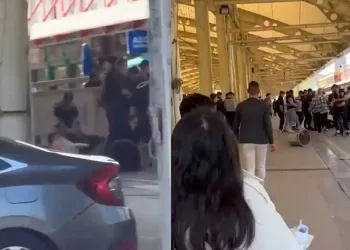 Bursa’da gençlerin meydan muharebesi kameralarda