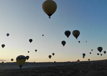 Kapadokya bayram yaptı