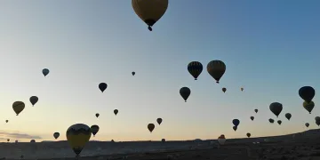 Kapadokya bayram yaptı