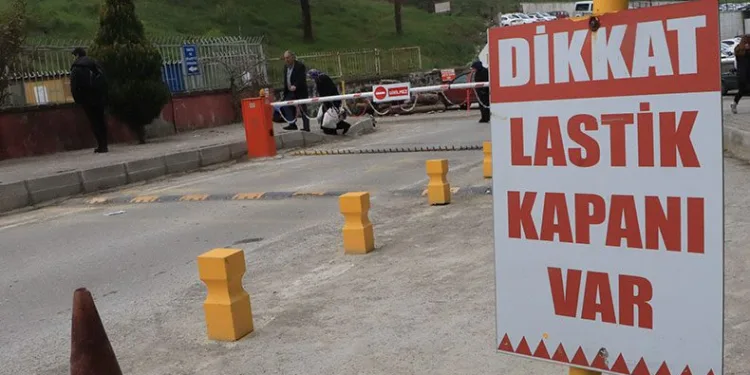 Hastane giriş-çıkışında kapan kabusu