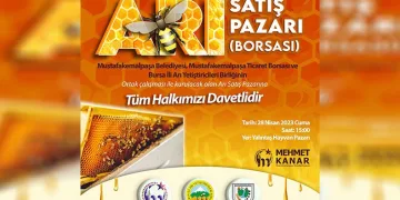 Türkiye’nin ilk arı pazarı Mustafakemalpaşa’da