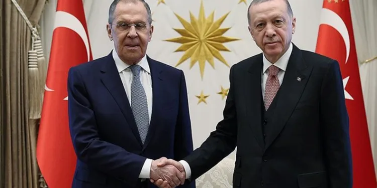 Cumhurbaşkanı Erdoğan, Bakan Lavrov’u kabul etti