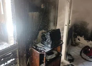 Söke’de ev yangını