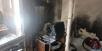 Söke’de ev yangını