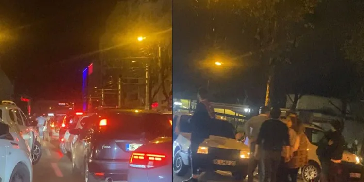 Asker konvoyu trafiği durma noktasına getirdi