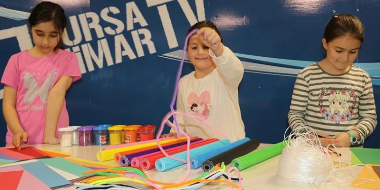Çocuklar hayallerindeki oyun alanlarını tasarladı
