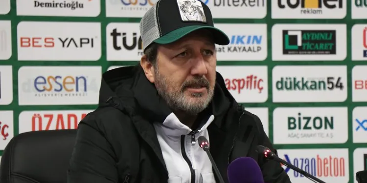 Sakaryaspor Teknik Direktörü Taner Taşkın: “Mağlubiyette bütün sorumluluk bana ait”