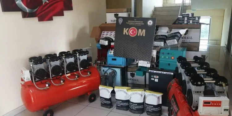 Kocaeli’de kaçakçılara operasyon