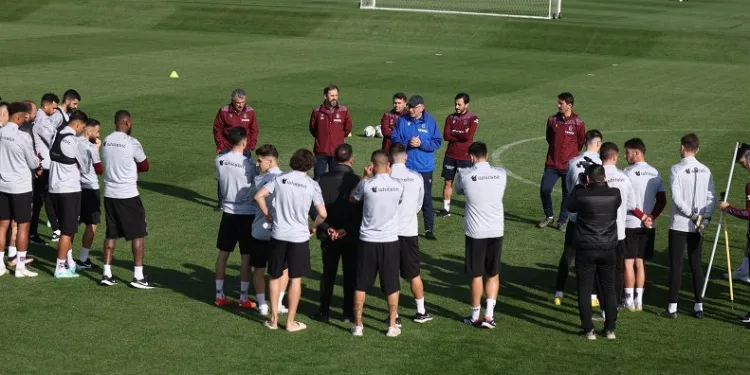 Trabzonspor, Sivasspor maçı hazırlıklarına ara vermeden başladı