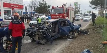 Bolu’da feci kaza