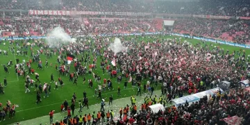Samsunspor, Süper Lig’e lider yükselmeyi garantiledi