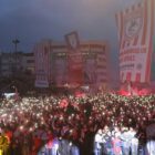 Samsunspor’dan coşkulu şampiyonluk kutlaması