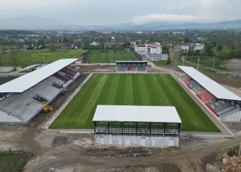 Yedek stadyum şekillenmeye başladı