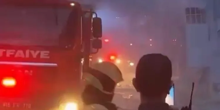 Bursa’da bir iş yerinde çıkan yangın korkuya neden oldu