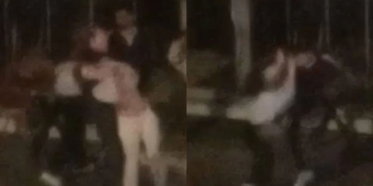 Bursa’da 3 kadının darp edildiği anlar