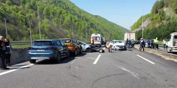 Anadolu Otoyolu’nda zincirleme kaza