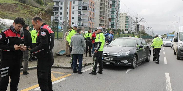 Samsun’da yunus polisleri kazası
