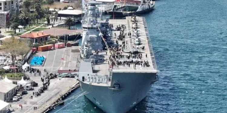 TCG Anadolu 105 bin 604 kişi tarafından ziyaret edildi