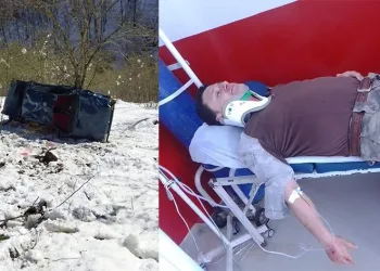 Gizli buzlanmayı fark etmedi, uçuruma yuvarlandı