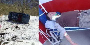Gizli buzlanmayı fark etmedi, uçuruma yuvarlandı