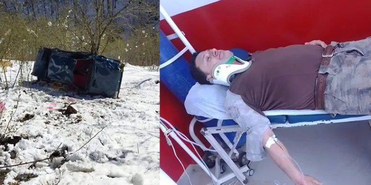 Gizli buzlanmayı fark etmedi, uçuruma yuvarlandı