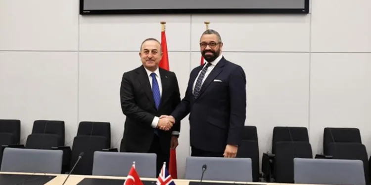 Çavuşoğlu, mevkidaşı Cleverly ile görüştü