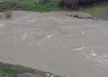 Yağışlar Habur Çayı’nın debisini yükselti