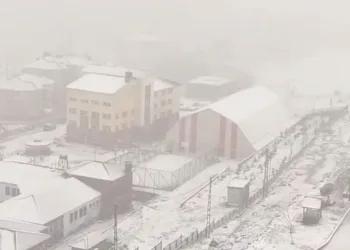 Nisan ayında kış geri geldi