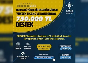 Yüksek lisans ve doktoraya destek