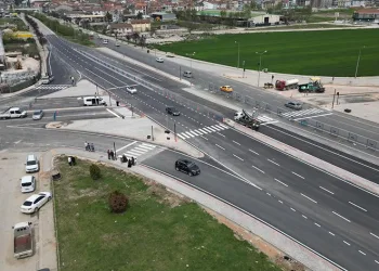 Akpınar kavşağı bayrama hazır olacak