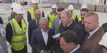 Akar’dan Havalimanı Binası inşaatında inceleme
