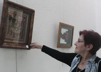Sanatını emekli olduktan sonra sergiledi
