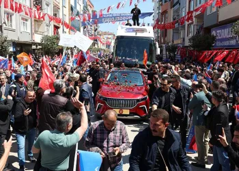 Cumhurbaşkanı Bursa’ya Togg aracıyla giriş yaptı