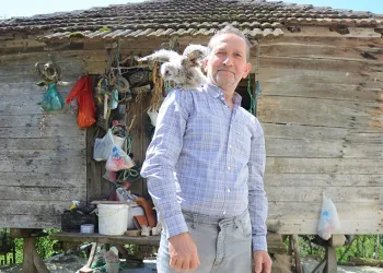 Baykuş ile vatandaşın 20 yıllık dostluğu