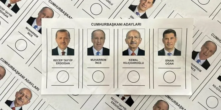 Cumhurbaşkanlığı seçimleri oy pusulası paylaşıldı