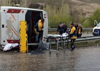 Sivas’ta otobüs kazası