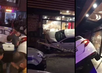 Araç fırına daldı: 5 kişi yaralandı