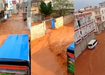 Sağanak sele neden oldu