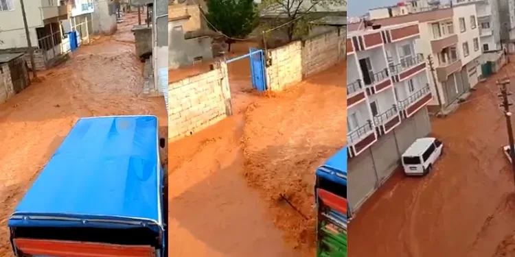 Sağanak sele neden oldu