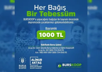Depremzede çocuklara bayramlık bağışı