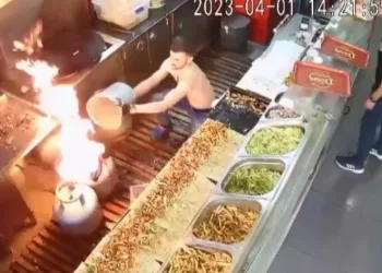 Tüp değişimi esnasında korku dolu anlar