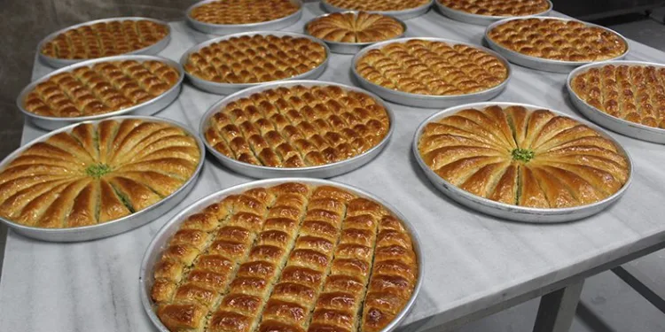 Baklavacıların bayram yoğunluğu başladı