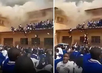 Yangın çıktı, öğrenciler çatıdan atladı