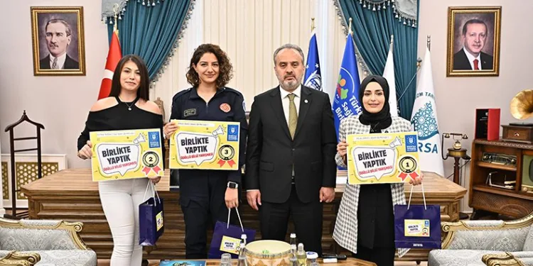 Bursa Büyükşehir yaptı, personel yarıştı