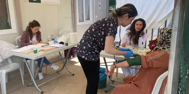 Osmangazi’den deprem bölgesinde sağlık taraması