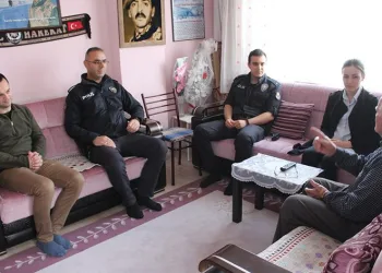 Emniyet teşkilatından şehit ailelerine bayram ziyareti
