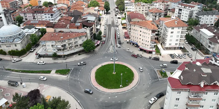 İnegöl’de asfalt çalışması