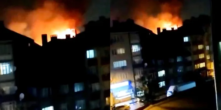 Bursa’da korkutan yangın