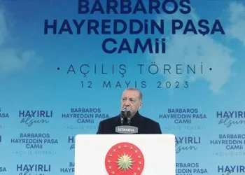 Barbaros Hayreddin Paşa Camisi’nin açılış töreni