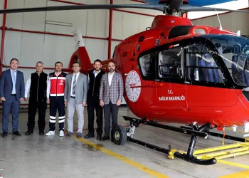 Samsun’a yeni ambulans helikopter